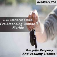 200 hr Prelicensing - 2-20 General Lines Agent Pre-Licensing Course (INS007FL200)