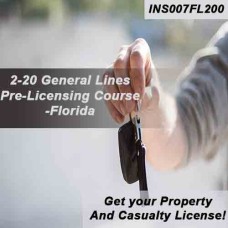 200 hr Prelicensing - 2-20 General Lines Agent Pre-Licensing Course (INS007FL200)